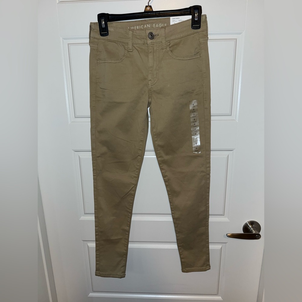 American Eagle Outfitters Tan Skinny Pants